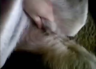 Gorgeous animal hole getting fingered